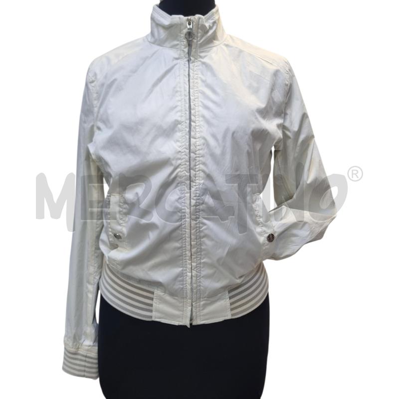 GIUBBINO DONNA REFRIGUE BIANCO INT GRIG | Mercatino dell'Usato Roma appia 1