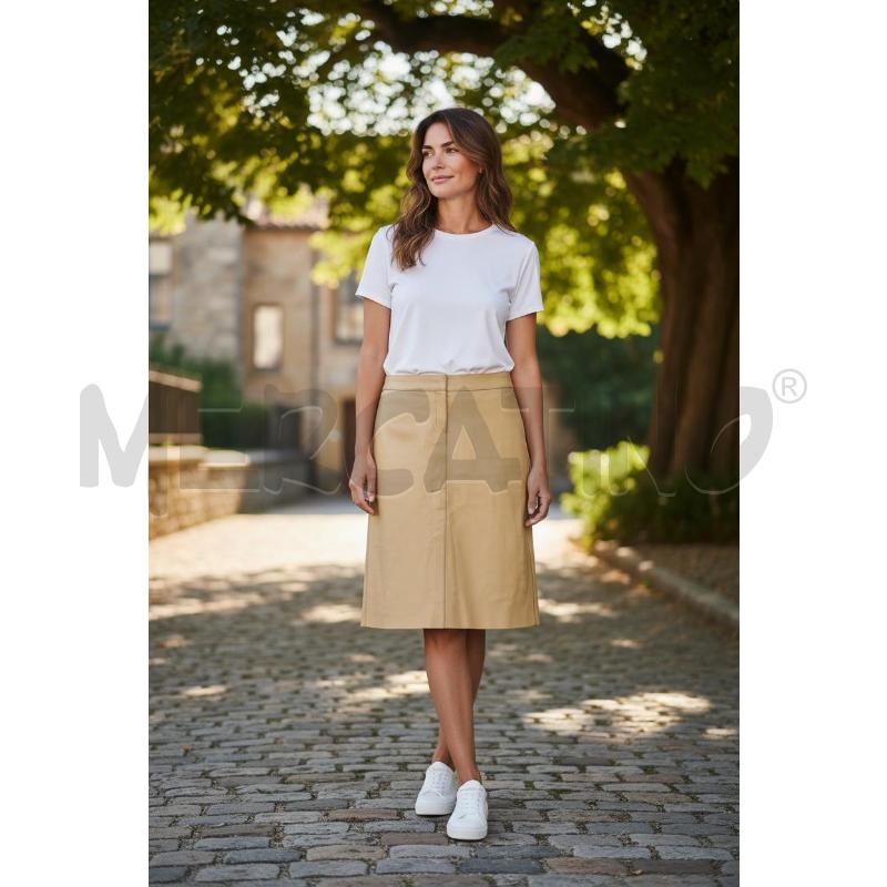 GONNA FENDI PELLE BEIGE  | Mercatino dell'Usato Roma appia 2