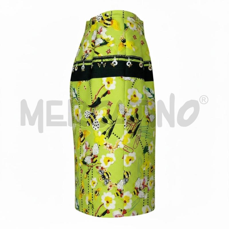 GONNA PICCIONE PICCIONE VERDE APE FIORE RIGHE NER  | Mercatino dell'Usato Roma appia 2