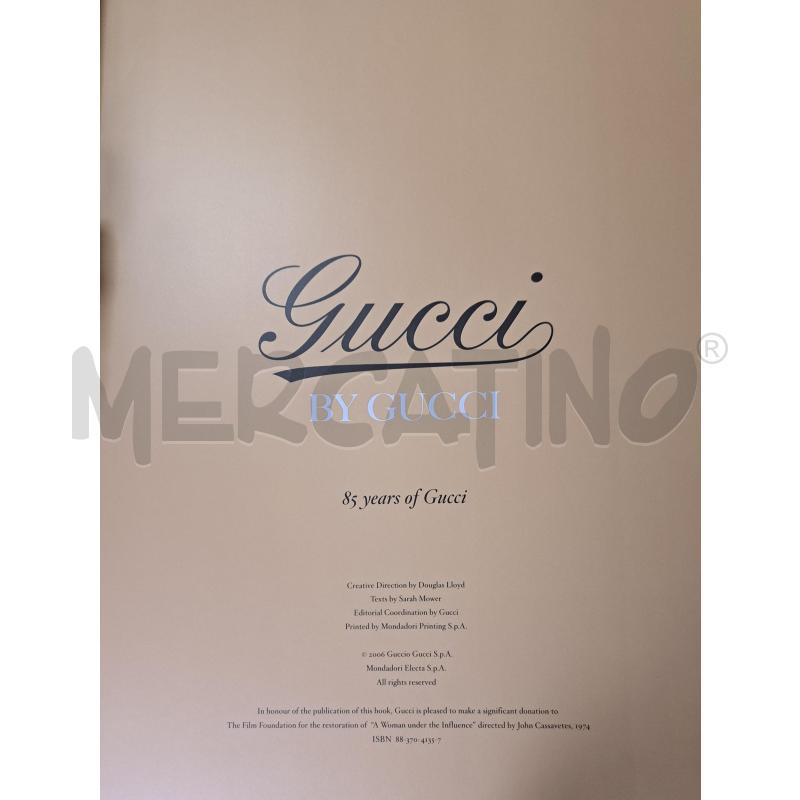 GUCCI BY GUCCI 85 YEARS OF GUCCI | Mercatino dell'Usato Roma appia 5