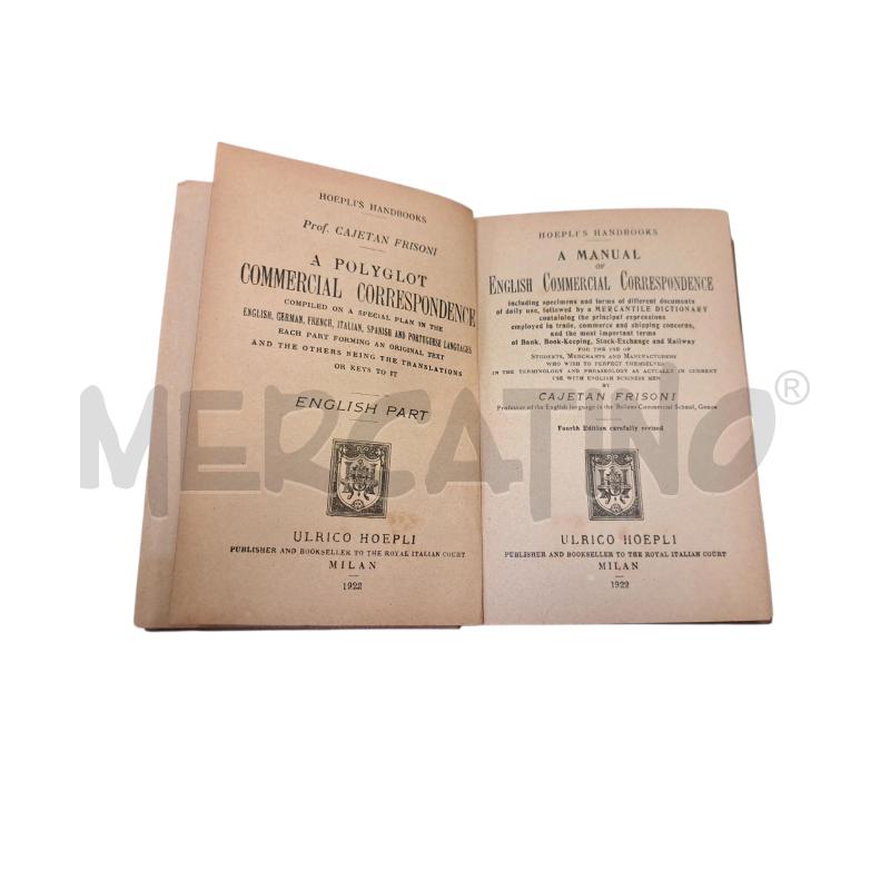 HANDBOOKS AENGLISH COMMERCIAL | Mercatino dell'Usato Roma appia 2