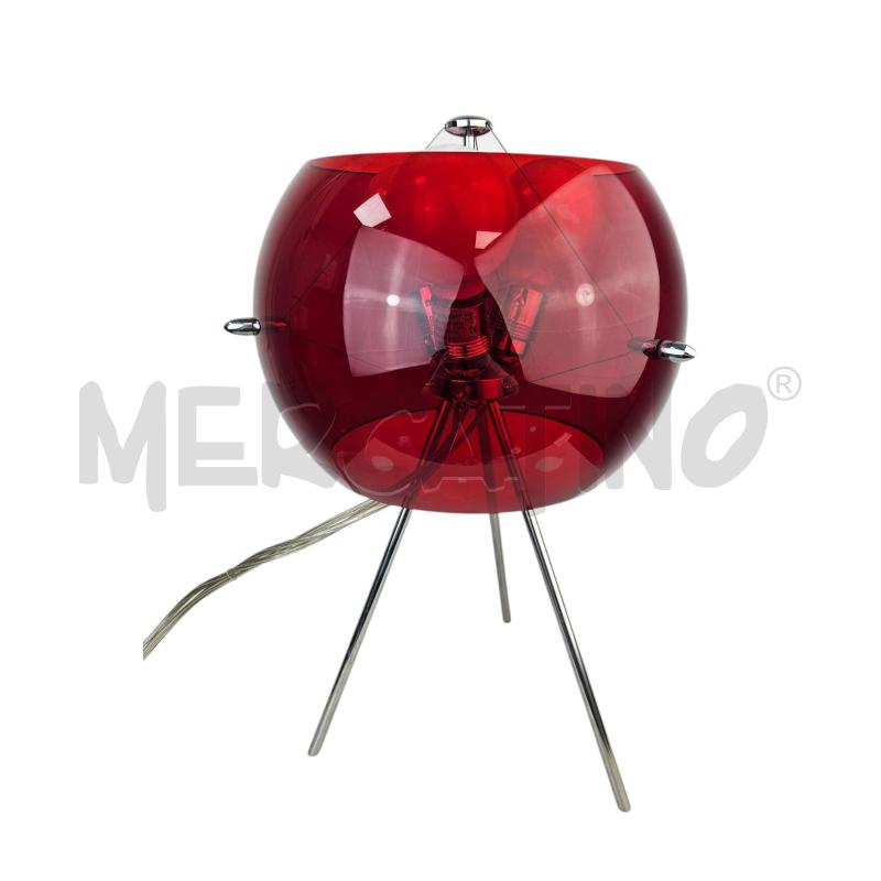 LAMPADA TOUCH ROSSA 3 PALLINE | Mercatino dell'Usato Roma appia 1