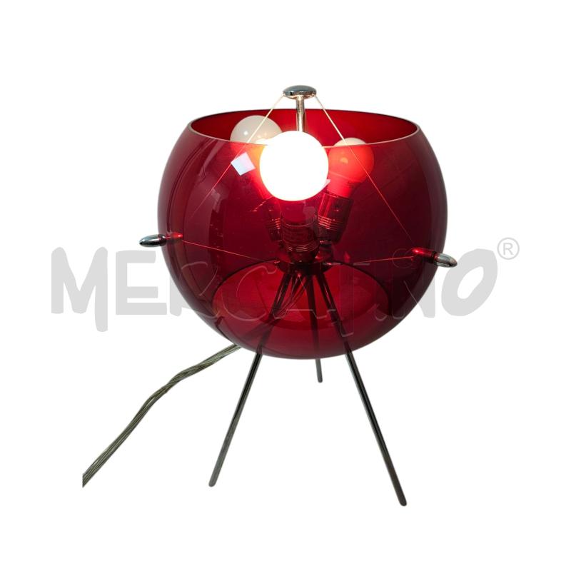 LAMPADA TOUCH ROSSA 3 PALLINE | Mercatino dell'Usato Roma appia 3