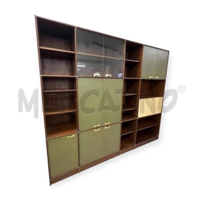 LIBRERIA MODULARE LIVING PIAROTTO 60' | Mercatino dell'Usato Roma appia 3