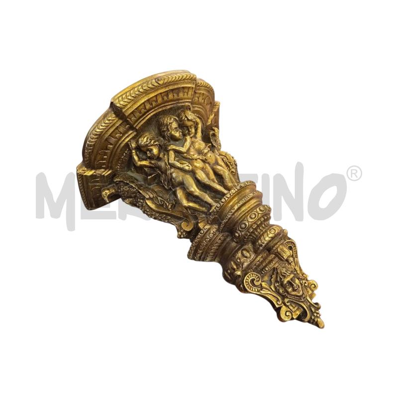 MENSOLA 3 PUTTI DORATA | Mercatino dell'Usato Roma appia 2