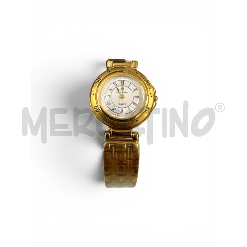 OROLOGIO DA POLSO BULOVA CINTURINO DORATO | Mercatino dell'Usato Roma appia 2