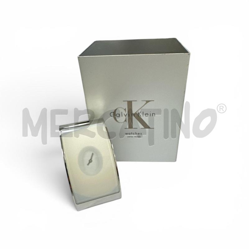 OROLOGIO DA POLSO CALVIN KLEIN K34232 ARG BIANCO | Mercatino dell'Usato Roma appia 1