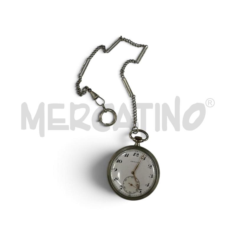 OROLOGIO DA TASCHINO ZENITH VINTAGE  CON CATENELLA  DIAMETRO 4.5CM | Mercatino dell'Usato Roma appia 1