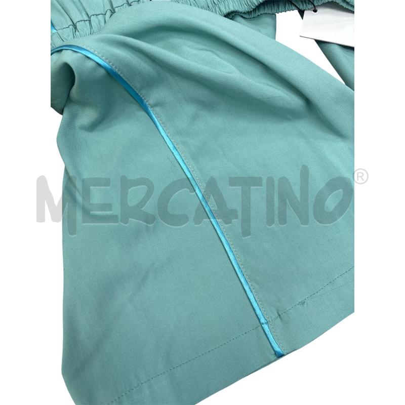 PANTALONE DONNA AMELIE TURCHESE NEW RIGHE CELEST  | Mercatino dell'Usato Roma appia 2