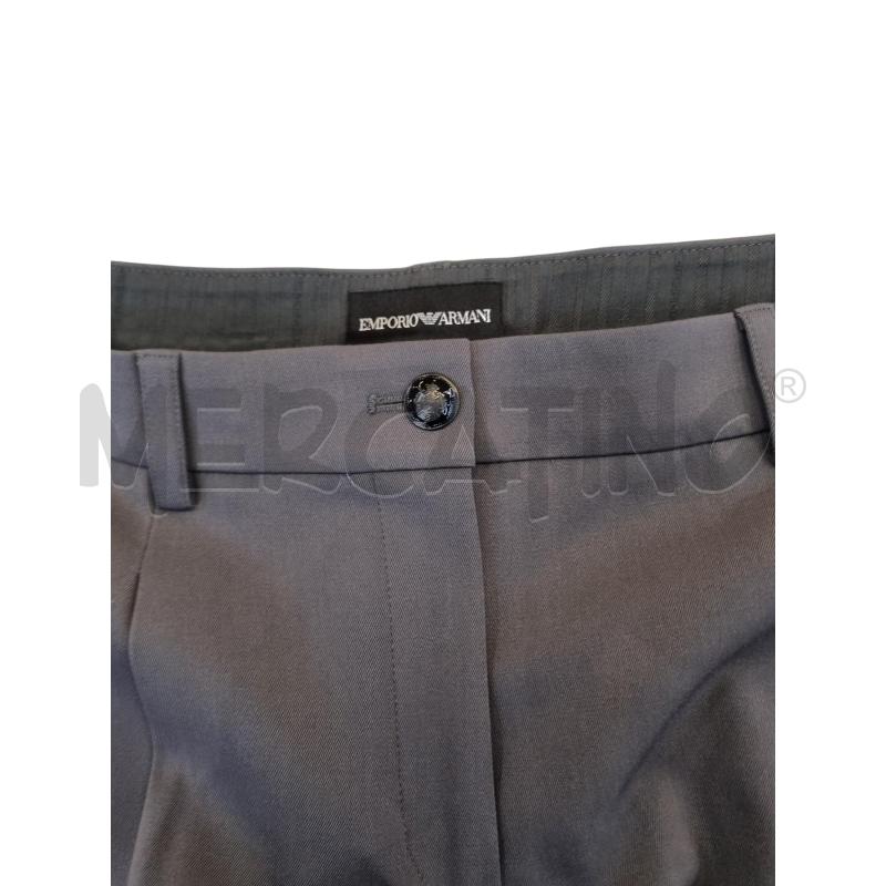 PANTALONE DONNA EMPORIO ARMANI GRIGI TASCHE LATERALE  | Mercatino dell'Usato Roma appia 2