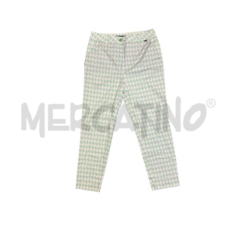 PANTALONE DONNA MARC CAIN BIANC VERDE ROSA | Mercatino dell'Usato Roma appia 1