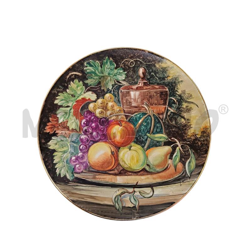 PIATTO DECORATIVO PATRIGNANI DIP. A MANO | Mercatino dell'Usato Roma appia 1