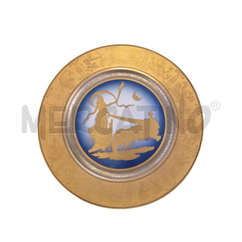 PIATTO LONGO ORO ZECCHINO LA NOTTE SEGNI ZODIACALI | Mercatino dell'Usato Roma appia 1