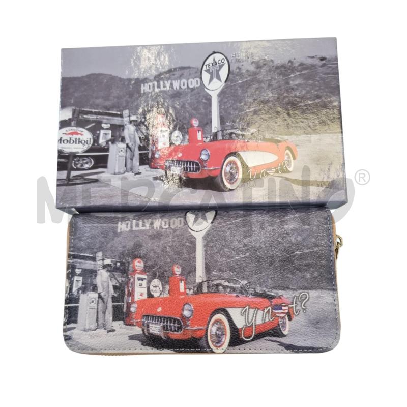 PORTA FOGLIO YNOT GRIG MACCHINA ROSS HOLLYWOOD  | Mercatino dell'Usato Roma appia 3