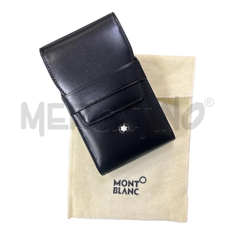 PORTA SIGARETTE MONT BLANC NER  | Mercatino dell'Usato Roma appia 1