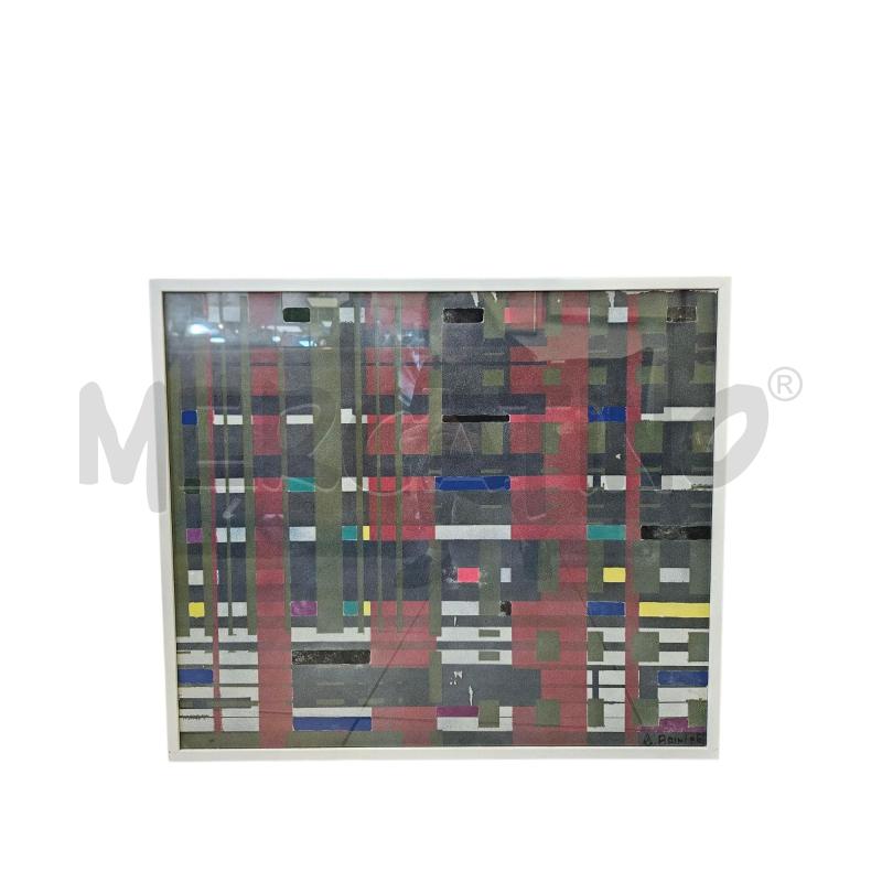 QUADRO ATT. ERCOLE BRINI ASTRATTO | Mercatino dell'Usato Roma appia 1