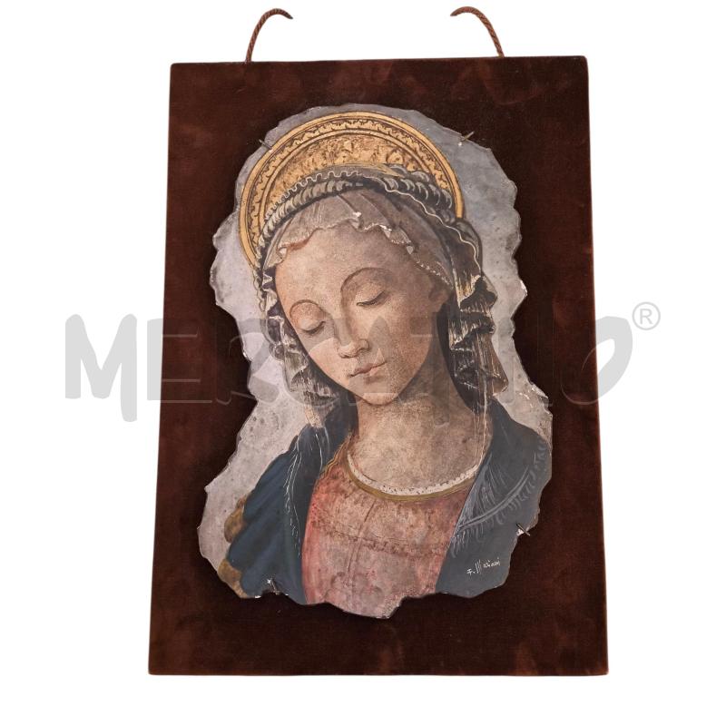 QUADRO MADONNA SU GESSO F. MARIANI | Mercatino dell'Usato Roma appia 1