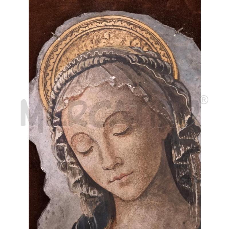QUADRO MADONNA SU GESSO F. MARIANI | Mercatino dell'Usato Roma appia 2