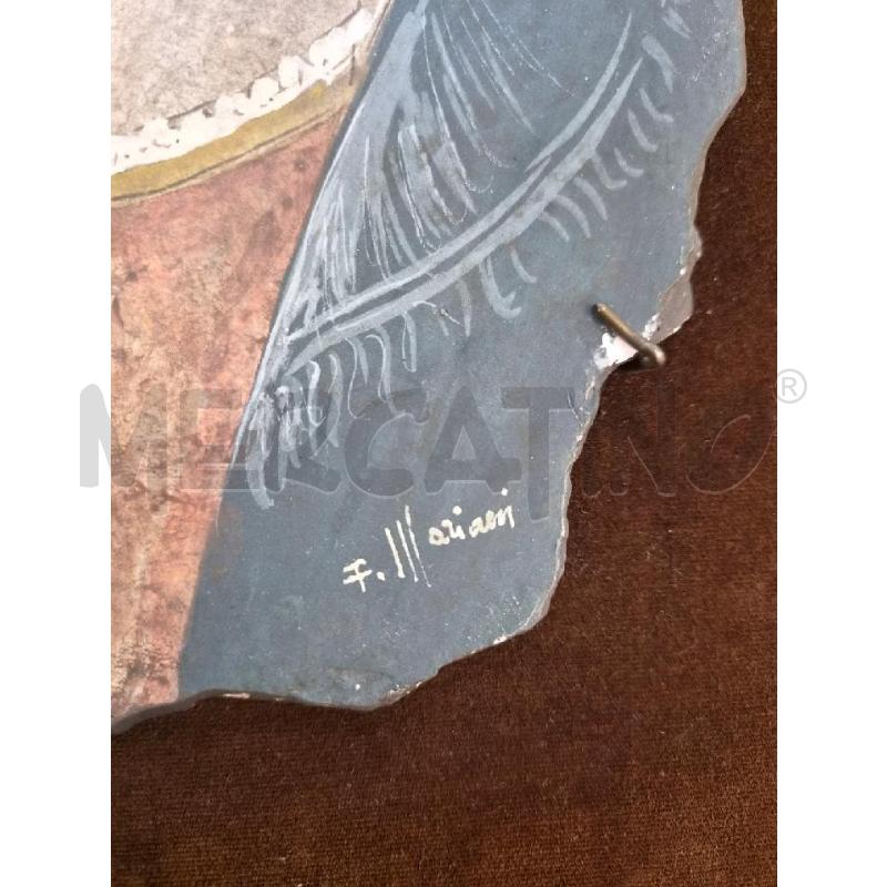 QUADRO MADONNA SU GESSO F. MARIANI | Mercatino dell'Usato Roma appia 3