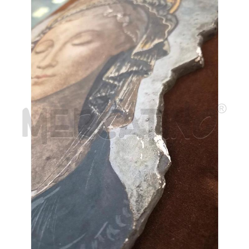 QUADRO MADONNA SU GESSO F. MARIANI | Mercatino dell'Usato Roma appia 4