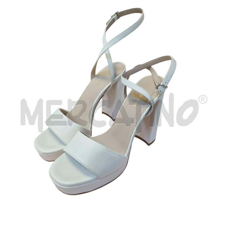 SANDALI DONNA ATELIER EME PELLE BIANC TAC | Mercatino dell'Usato Roma appia 2
