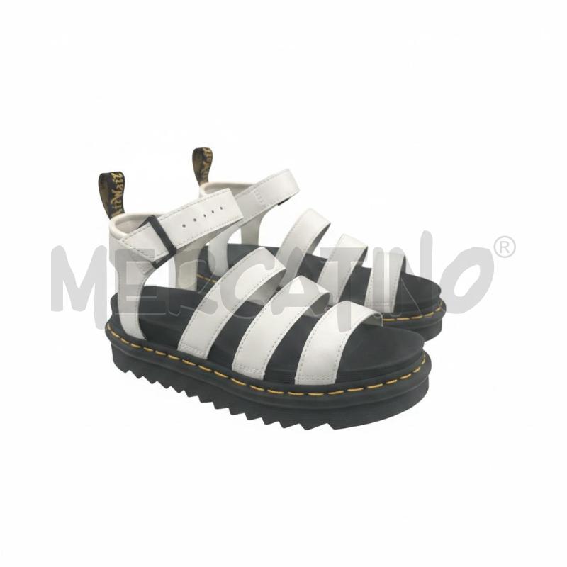 SANDALI DONNA DR MARTENS BIANC NER | Mercatino dell'Usato Roma appia 1