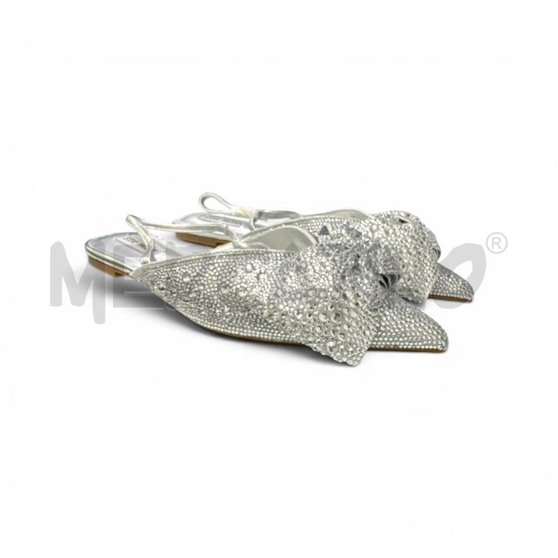 SANDALI DONNA STEVE MADDEN ARGENTATI FIOCCHI | Mercatino dell'Usato Roma appia 2