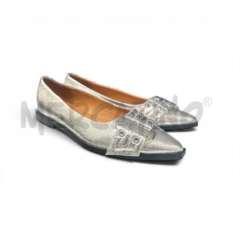 SCARPE DONNA STEVE MADDEN ARGENTATE FIBBIA | Mercatino dell'Usato Roma appia 1