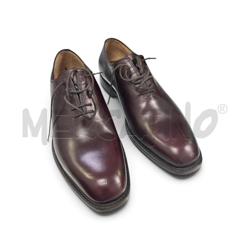 SCARPE UOMO FRATELLI ROSSETTI BORDEAUX PELLE | Mercatino dell'Usato Roma appia 1