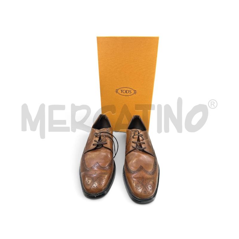 SCARPE UOMO TODS PELLE MARRON DUILIO  | Mercatino dell'Usato Roma appia 1