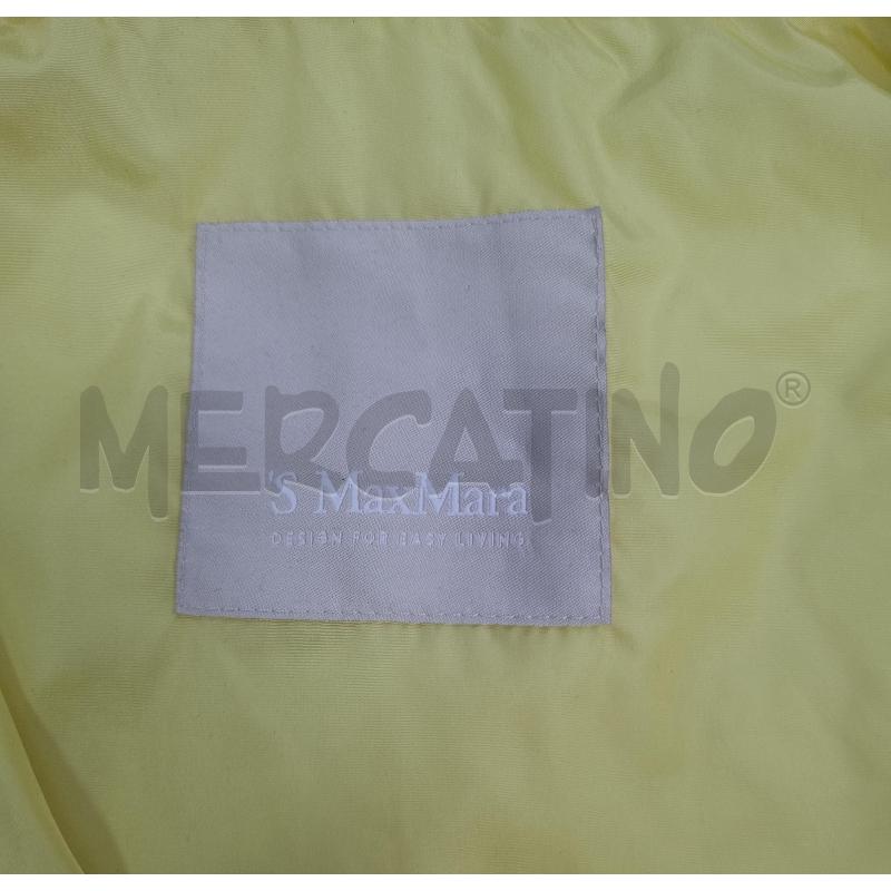 SMANICATO DONNA MAX MARA GIALLO + CINTA CON CAPPUCCIO | Mercatino dell'Usato Roma appia 4