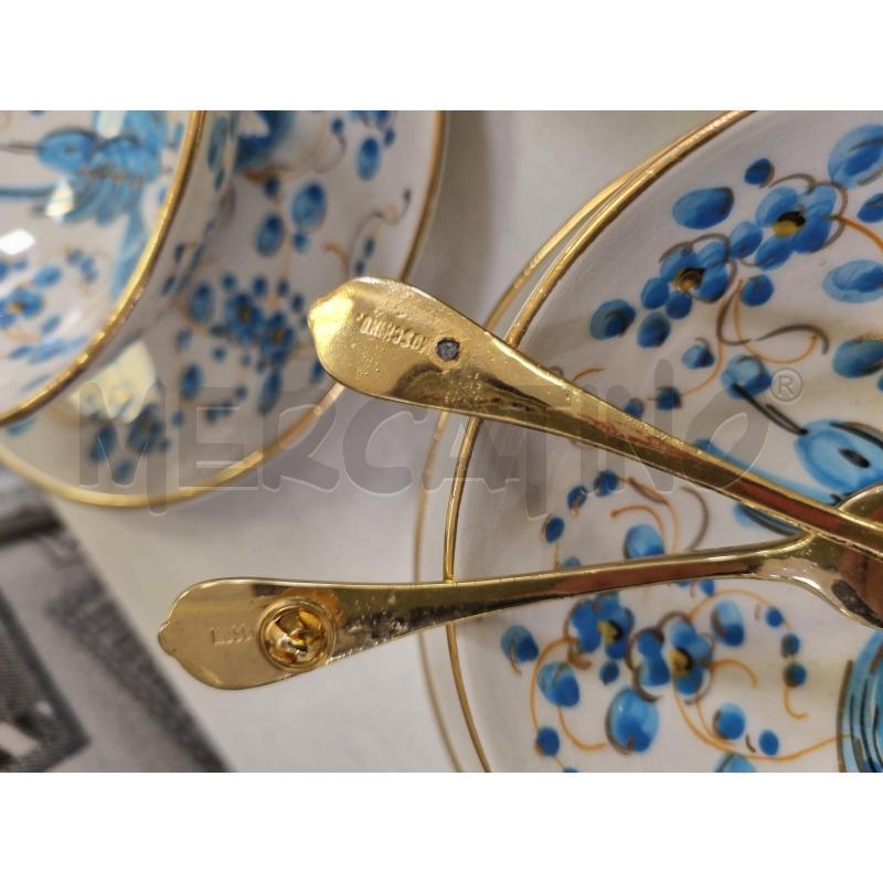 SPILLA DOPPIA MOSCHINO FORCHETTA  CUCCHIAIO DORAT | Mercatino dell'Usato Roma appia 3