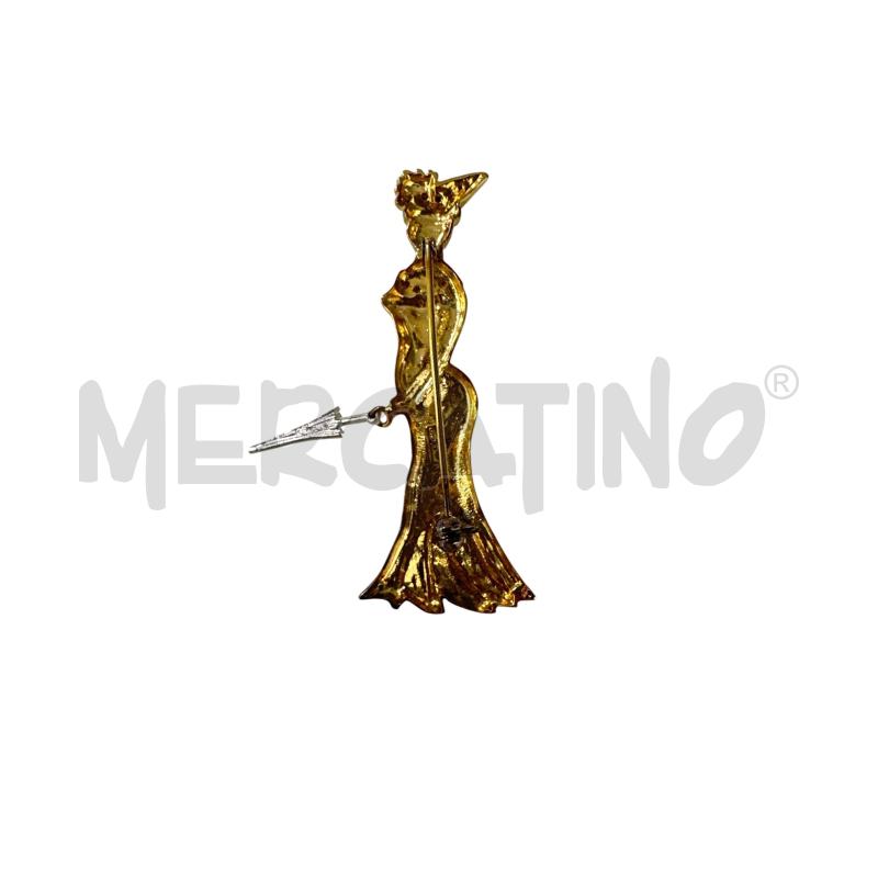 SPILLA MP ARG DAMA CON OMBRELLINO DORATA | Mercatino dell'Usato Roma appia 3