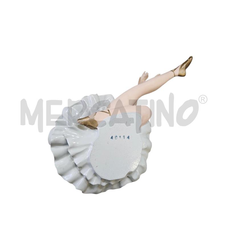 STATUINA BALLERINA SEDUTA ROYAL SWAN  | Mercatino dell'Usato Roma appia 5
