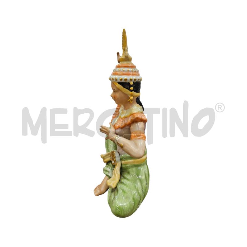 STATUINA DANZATRICE THAILANDESE PANTALONE VERDE | Mercatino dell'Usato Roma appia 3