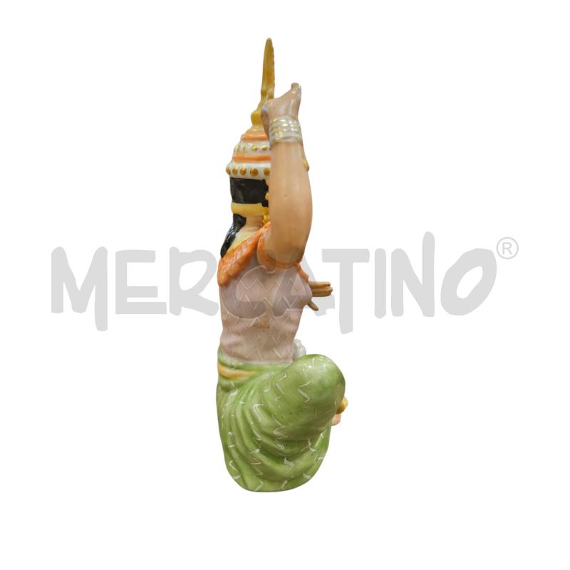 STATUINA DANZATRICE THAILANDESE PANTALONE VERDE | Mercatino dell'Usato Roma appia 4