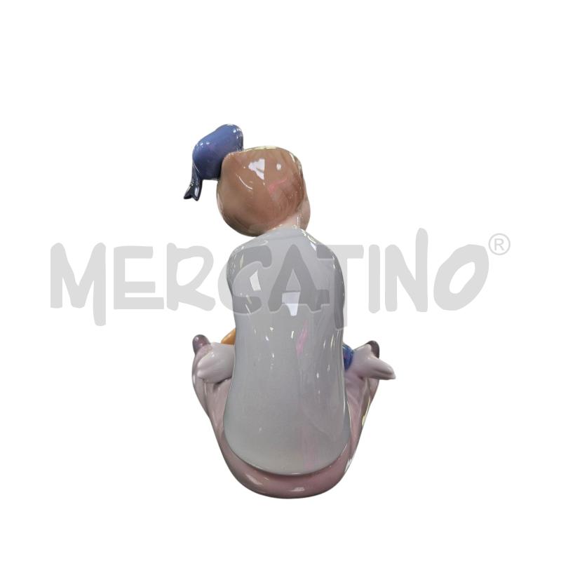 STATUINA NAO BAMBINO SOGNANTE CON PAPERINO | Mercatino dell'Usato Roma appia 2