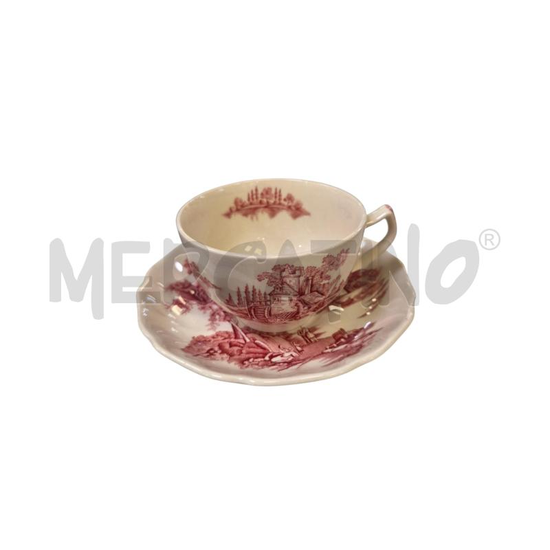 TAZZA ENGLAND BIANCA ROSSA | Mercatino dell'Usato Roma appia 1