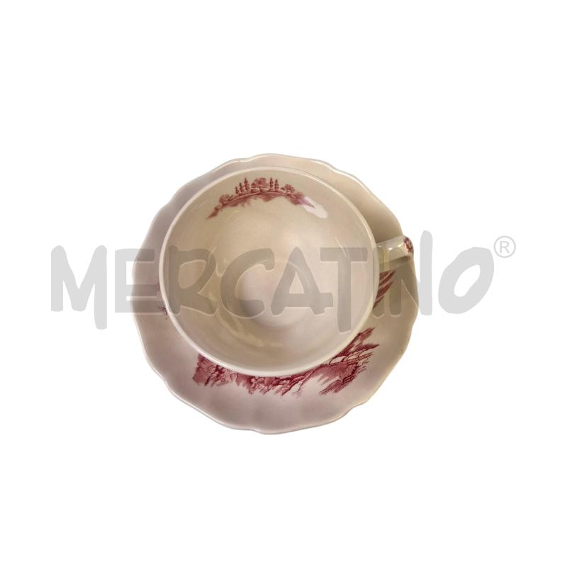 TAZZA ENGLAND BIANCA ROSSA | Mercatino dell'Usato Roma appia 2