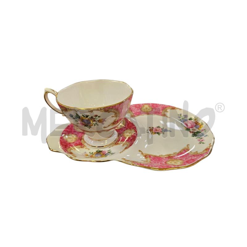 TAZZA ROYAL ALBERT BONE CHINA PIATTO/VASSOIO  | Mercatino dell'Usato Roma appia 1