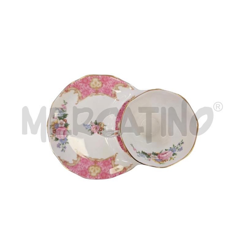 TAZZA ROYAL ALBERT BONE CHINA PIATTO/VASSOIO  | Mercatino dell'Usato Roma appia 4
