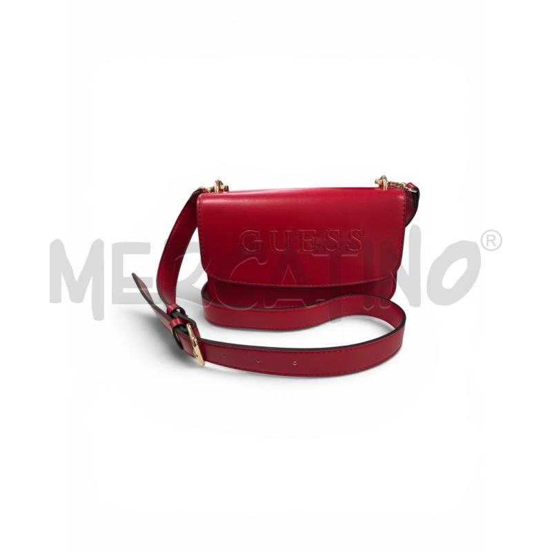 TRACOLLA DONNA GUESS ROSSA LOGO RILIEV | Mercatino dell'Usato Roma appia 1