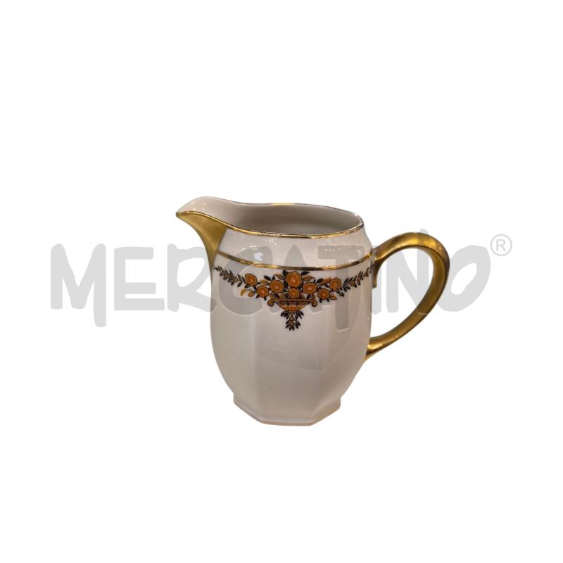 TRITTICO LIMOGES BEIGE ORO FIORI ARANCIONI | Mercatino dell'Usato Roma appia 2