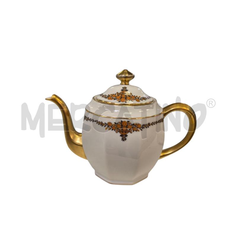 TRITTICO LIMOGES BEIGE ORO FIORI ARANCIONI | Mercatino dell'Usato Roma appia 4