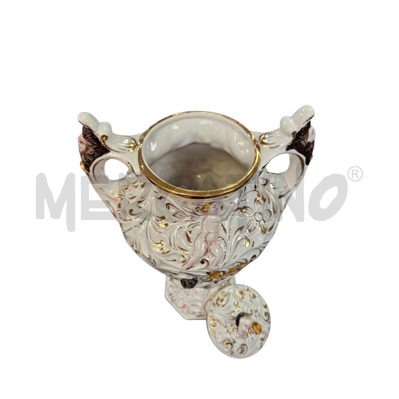 VASO CAPODIMONTE DAME E TAPPO CON SUONATORE | Mercatino dell'Usato Roma appia 4