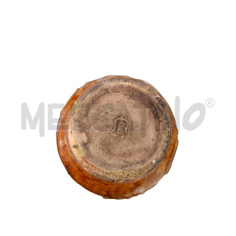 VASO CINESE CERAMICA ARANCIONE | Mercatino dell'Usato Roma appia 4