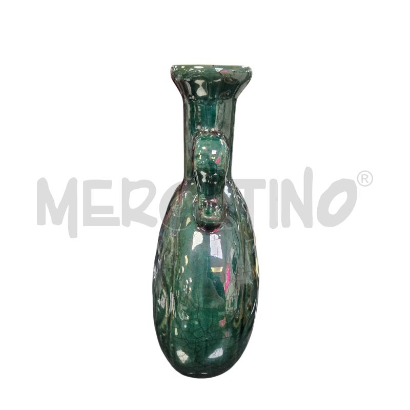 VASO CONESE CERAMICA VERDE | Mercatino dell'Usato Roma appia 2