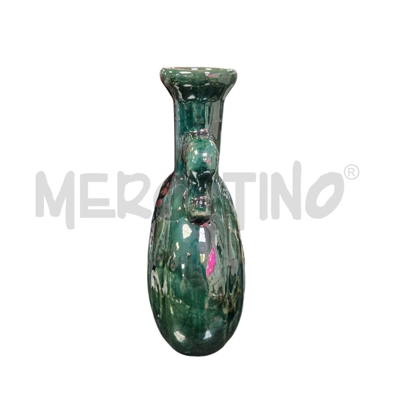VASO CONESE CERAMICA VERDE | Mercatino dell'Usato Roma appia 4