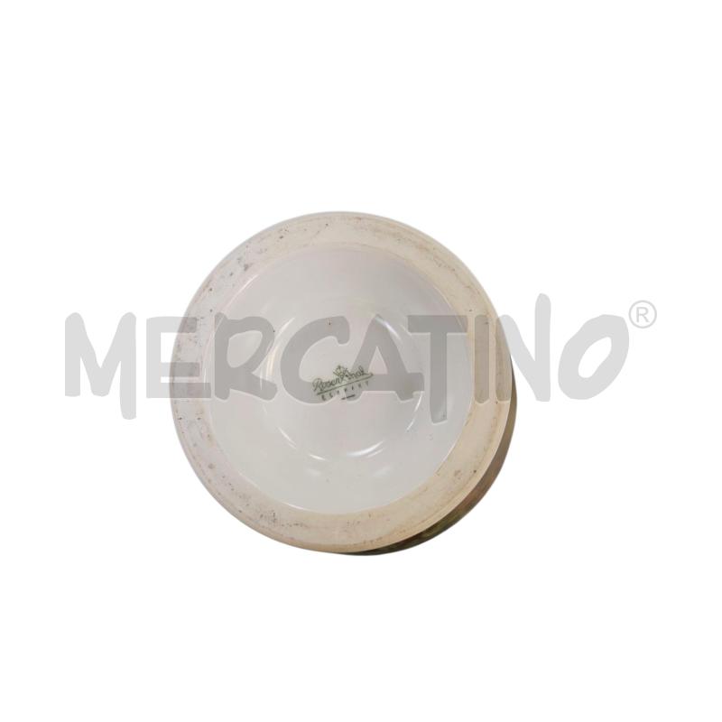 VASO ROSENTHAL GRIGIO MANICI DORATI FIORI  | Mercatino dell'Usato Roma appia 5