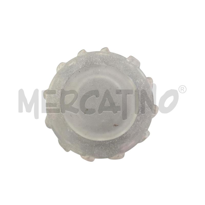 VASO VETRO SATINATO ZIG ZAG  | Mercatino dell'Usato Roma appia 4